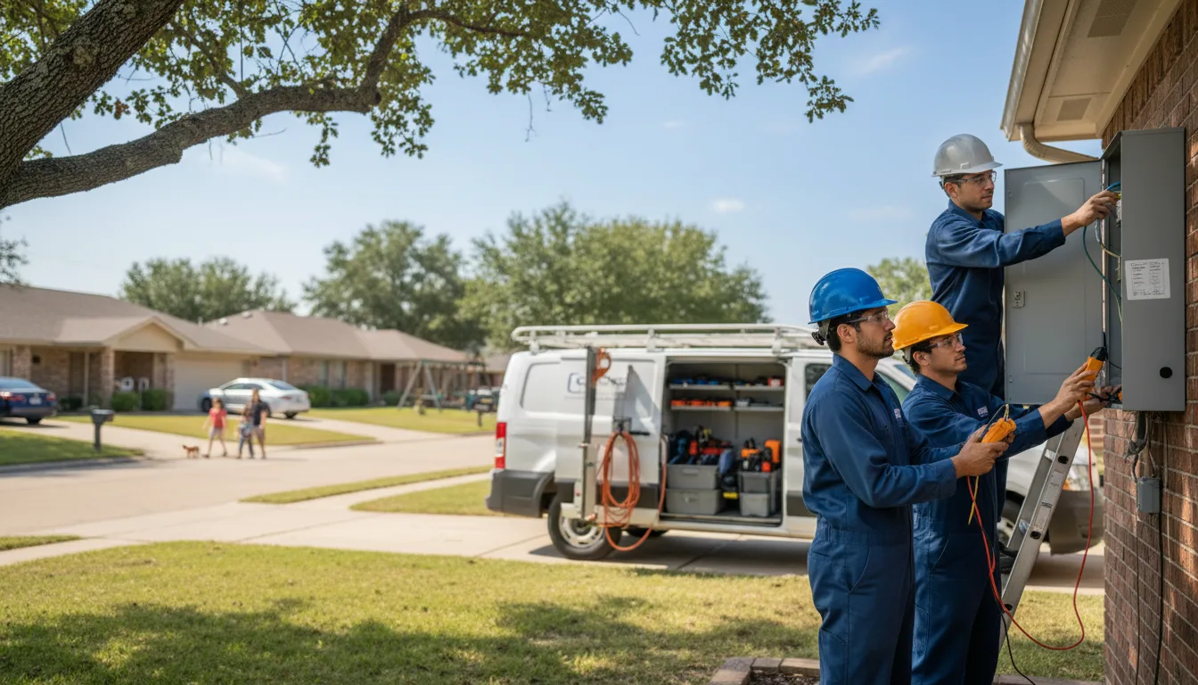 Certified electrician providing emergency electrical services in Como, NC
